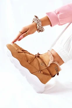 Śniegowce Ocieplane Big Star II274266 Camel