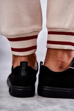 Niskie Damskie Materiałowe Trampki Big Star KK274004 Czarne