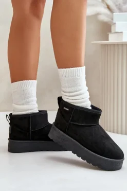 Niskie Śniegowce Na Platformie Big Star OO274A099 Czarne