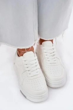 Niskie Sneakersy Damskie Big Star RR274A310 HI-POLY SYSTEM Białe