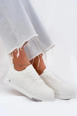 Niskie Sneakersy Damskie Big Star RR274A310 HI-POLY SYSTEM Białe