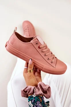 Niskie Tenisówki Big Star JJ274005 Ciemnoróżowe