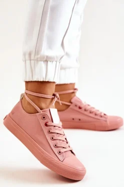 Niskie Tenisówki Big Star JJ274005 Ciemnoróżowe