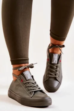 Niskie Tenisówki Big Star JJ274004 Khaki