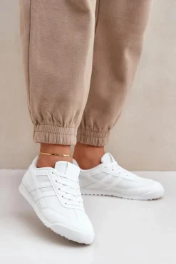 Niskie Tenisówki Trampki Damskie Białe Eezore