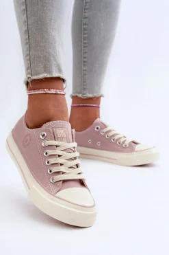 Niskie Trampki Damskie Big Star NN274270 Różowe