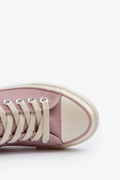 Niskie Trampki Damskie Big Star NN274270 Różowe