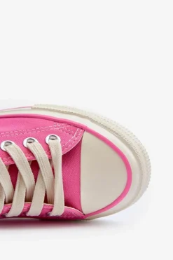 Niskie Trampki Damskie Big Star NN274271 Różowe