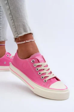Niskie Trampki Damskie Big Star NN274271 Różowe