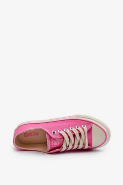 Niskie Trampki Damskie Big Star NN274271 Różowe
