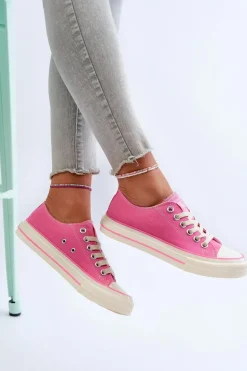 Niskie Trampki Damskie Big Star NN274271 Różowe