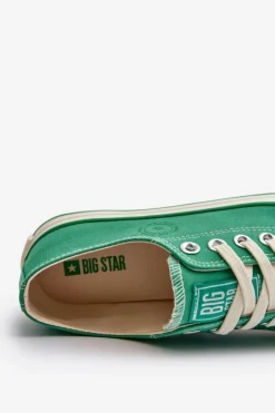 Niskie Trampki Damskie Big Star NN274268 Zielone