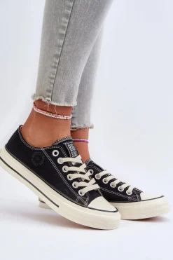 Niskie Trampki Damskie Big Star NN274269 Czarne