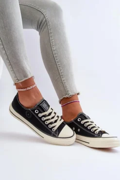 Niskie Trampki Damskie Big Star NN274269 Czarne