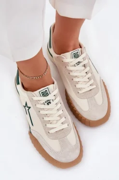 Niskie Trampki Damskie Big Star NN274867 Beżowe