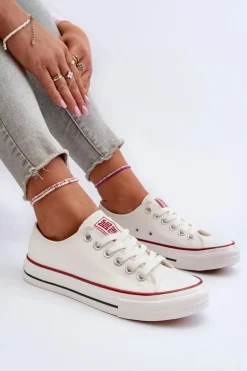 Niskie Trampki Damskie Big Star NN274274 Białe