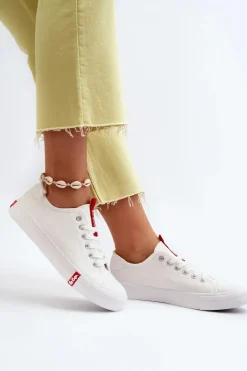 Niskie Trampki Damskie Lee Cooper LCW-24-31-2239 Białe