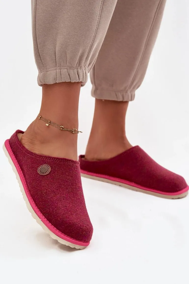 Obuwie Domowe Kapcie Damskie Inblu CS000047 Różowe