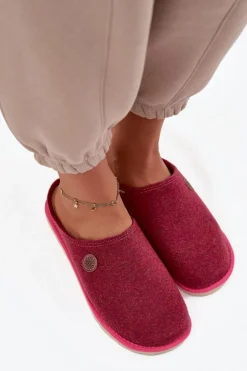 Obuwie Domowe Kapcie Damskie Inblu CS000047 Różowe