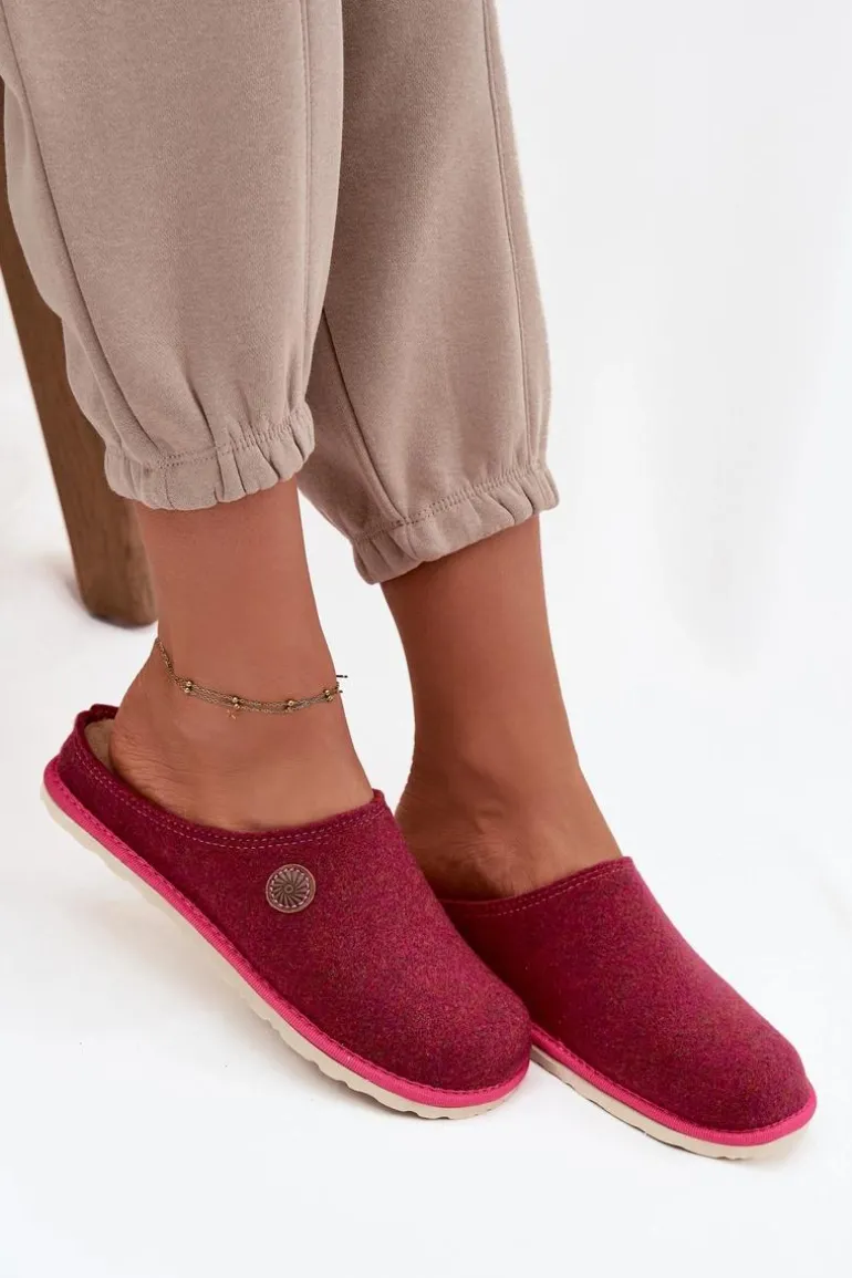 Obuwie Domowe Kapcie Damskie Inblu CS000047 Różowe