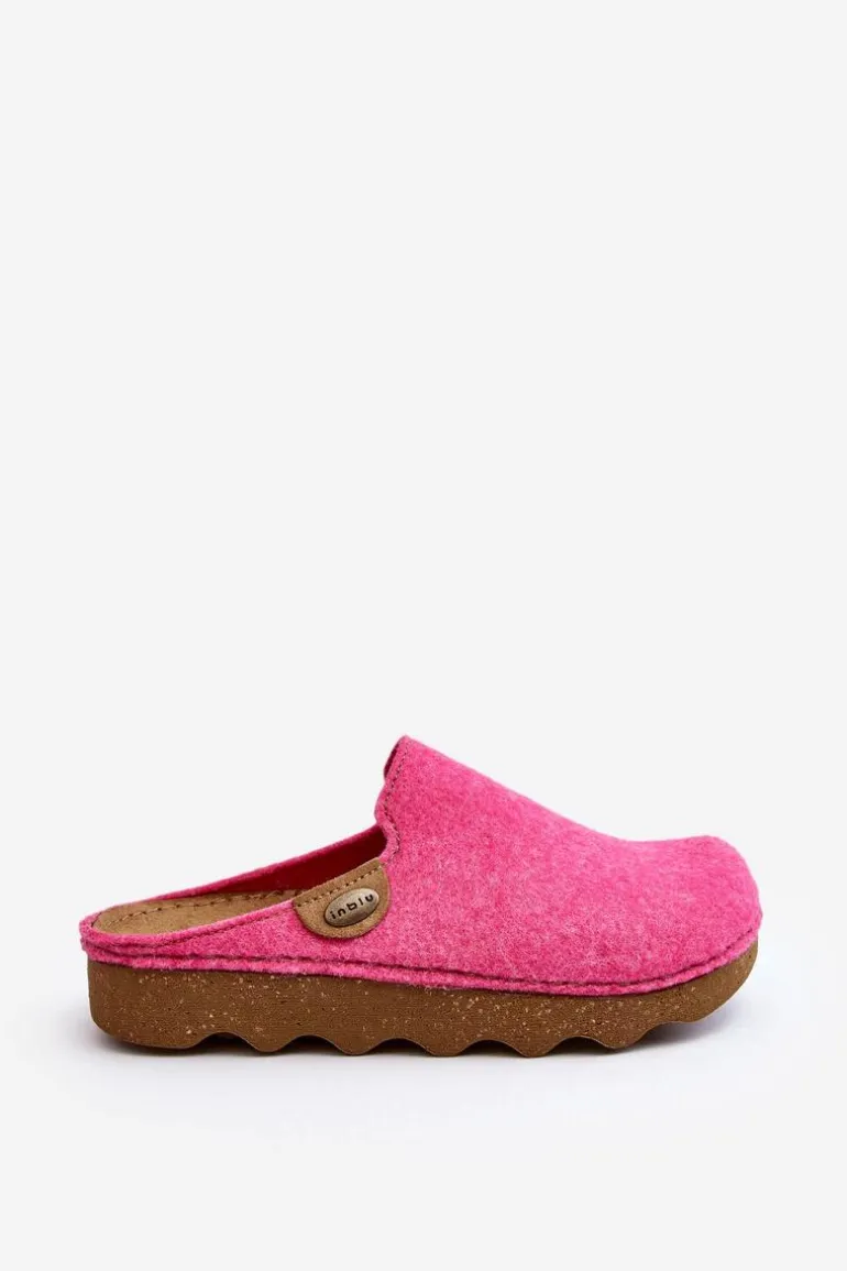 Obuwie Domowe Kapcie Damskie Profilaktyczne Inblu DK000011 Fuksja