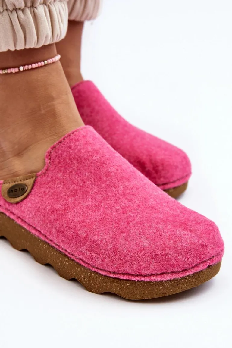 Obuwie Domowe Kapcie Damskie Profilaktyczne Inblu DK000011 Fuksja