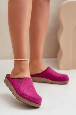Obuwie Domowe Kapcie Damskie Inblu ED000018 Fuksja
