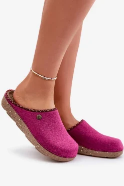 Obuwie Domowe Kapcie Damskie Inblu ED000018 Fuksja