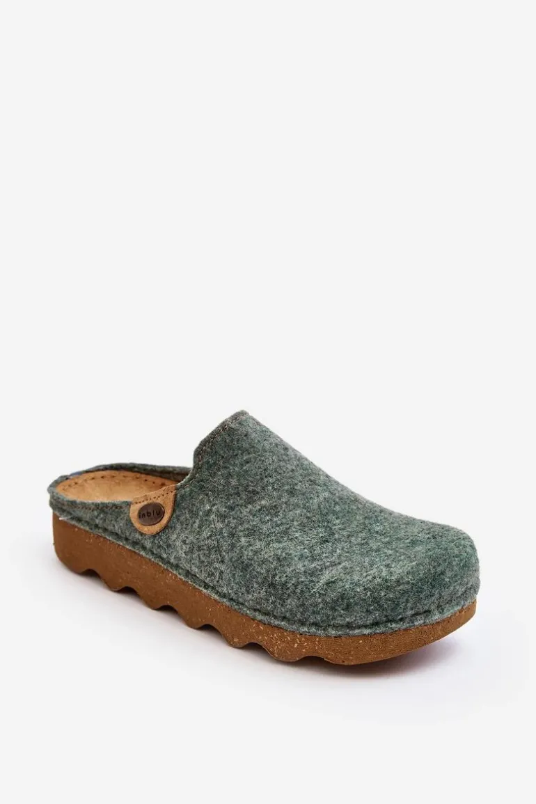 Obuwie Domowe Kapcie Damskie Profilaktyczne Inblu DK000011 Zielone