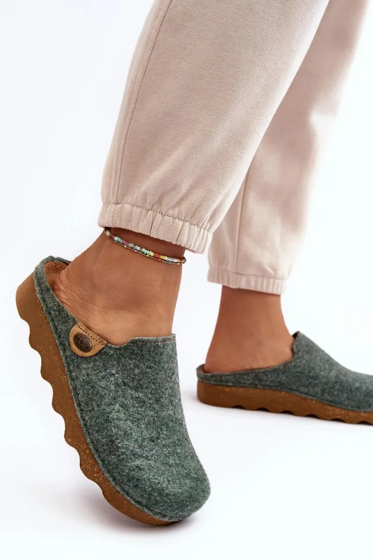 Obuwie Domowe Kapcie Damskie Profilaktyczne Inblu DK000011 Zielone