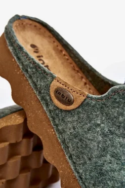 Obuwie Domowe Kapcie Damskie Profilaktyczne Inblu DK000011 Zielone