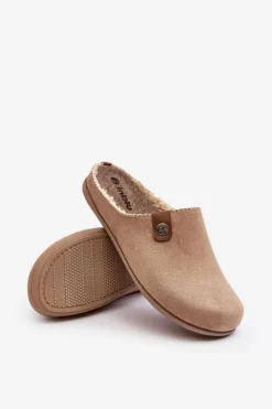 Obuwie Domowe Kapcie Damskie Inblu GF000011 Beżowe