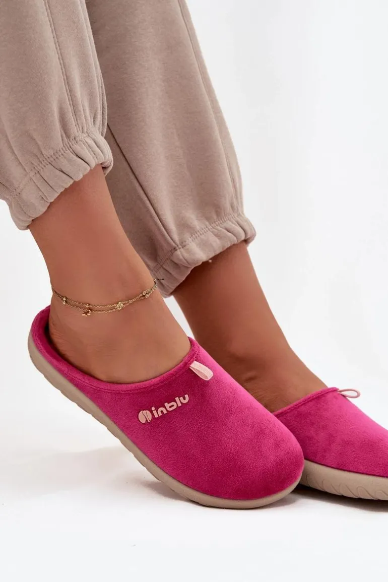 Obuwie Domowe Kapcie Damskie Inblu ET000037 Różowe