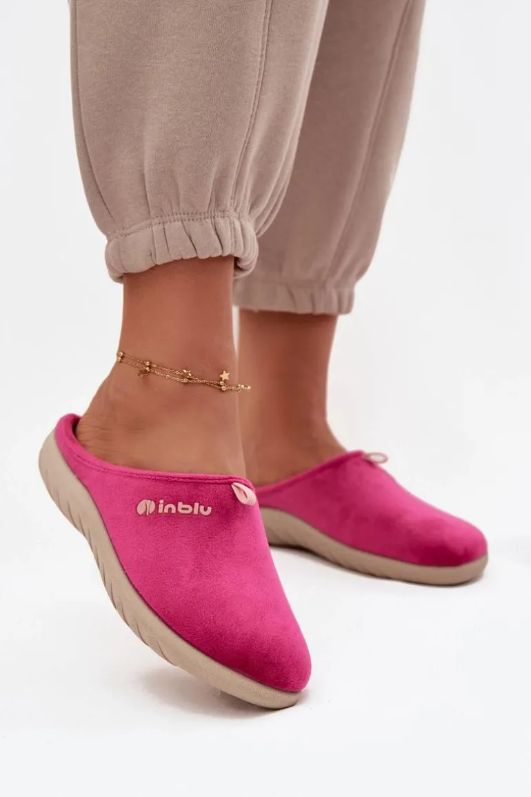 Obuwie Domowe Kapcie Damskie Inblu ET000037 Różowe