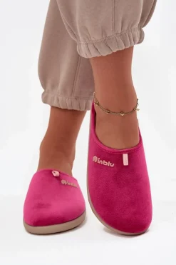Obuwie Domowe Kapcie Damskie Inblu ET000037 Różowe