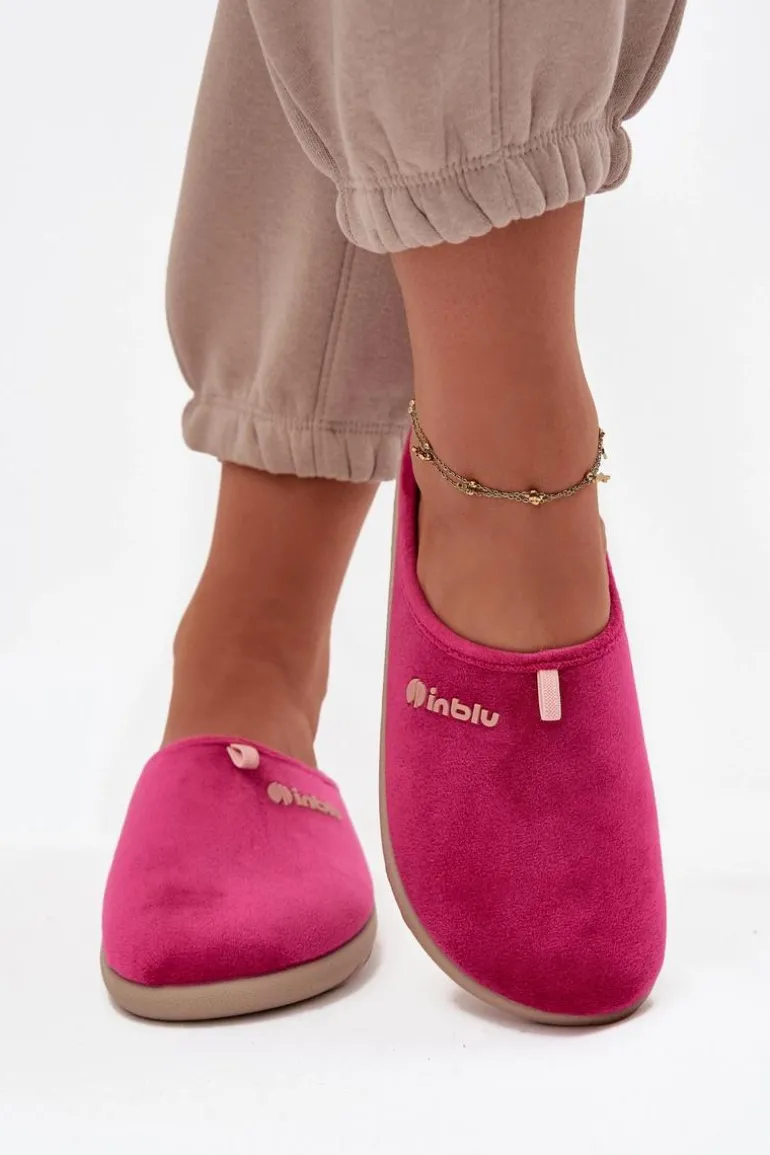 Obuwie Domowe Kapcie Damskie Inblu ET000037 Różowe