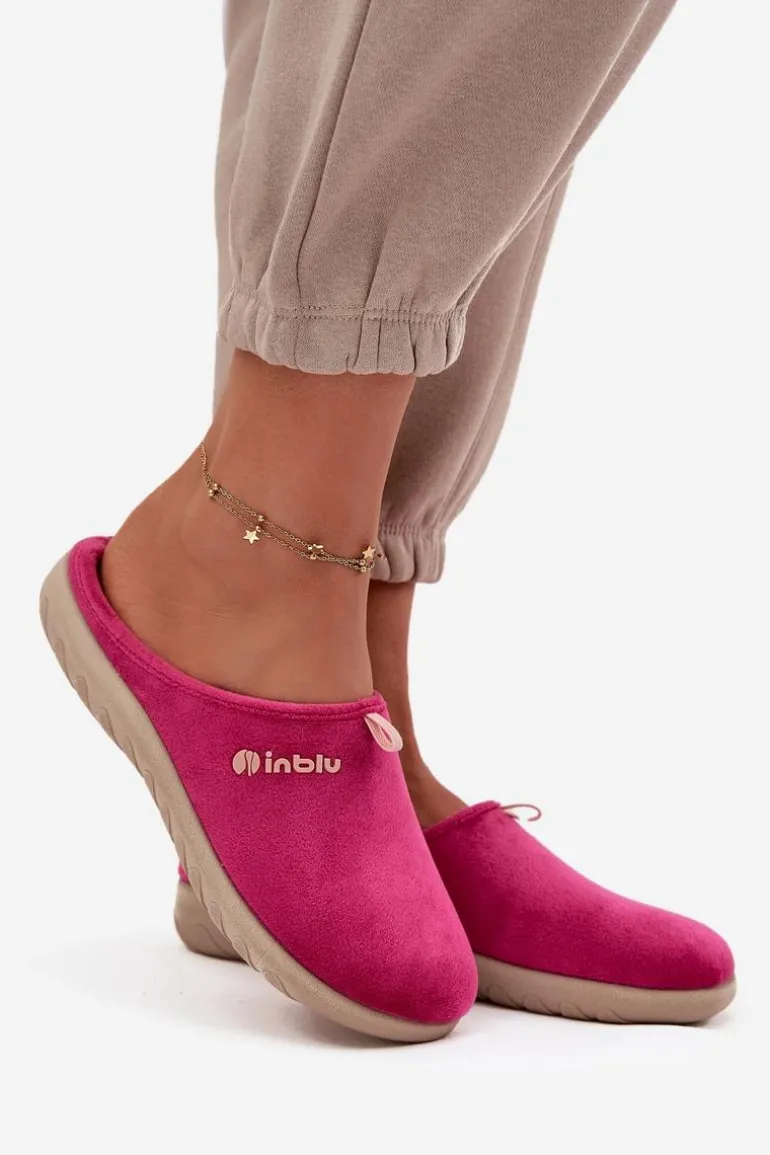 Obuwie Domowe Kapcie Damskie Inblu ET000037 Różowe