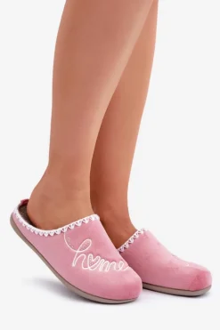 Obuwie Domowe Kapcie Damskie Inblu GF000026 Różowe