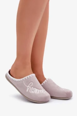 Obuwie Domowe Kapcie Damskie Inblu GF000026 Beżowe