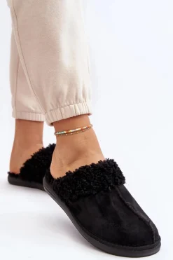 Ocieplane Kapcie Damskie Inblu EK000010 Czarne