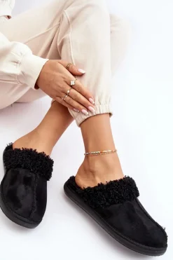 Ocieplane Kapcie Damskie Inblu EK000010 Czarne