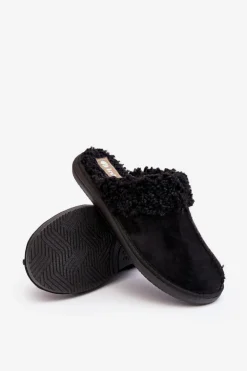 Ocieplane Kapcie Damskie Inblu EK000010 Czarne