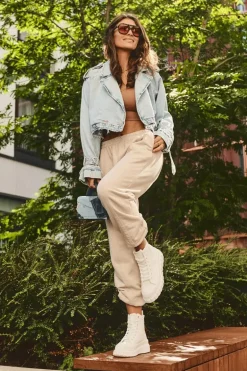 Ocieplane Skórzane Trampki Na Zamek Big Star MM274624 Białe