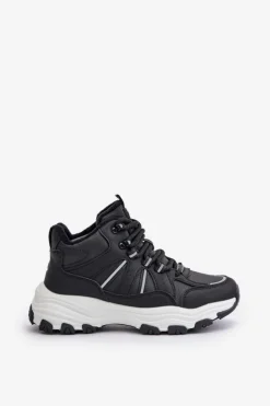 Ocieplane Sneakersy Damskie Big Star OO274A160 Czarne