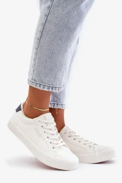 Ocieplane Trampki Damskie Big Star OO274A460 Białe