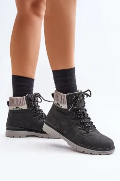 Ocieplane Trapery Damskie Lee Cooper LCJ-24-03-3043 Czarne