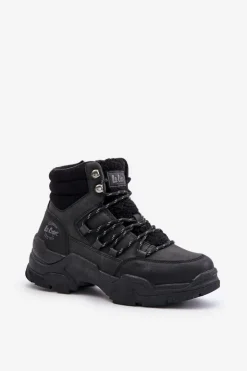 Ocieplane Trapery Damskie Lee Cooper LCJ-24-03-3060L Czarne