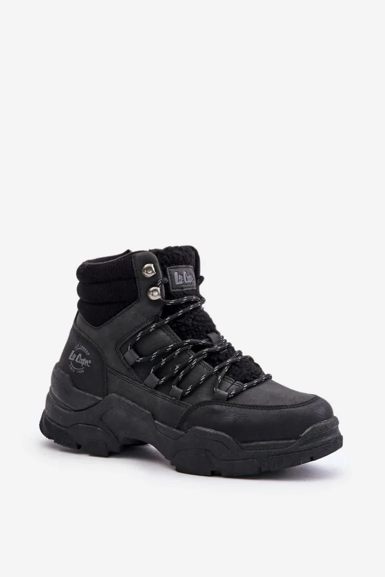 Ocieplane Trapery Damskie Lee Cooper LCJ-24-03-3060L Czarne