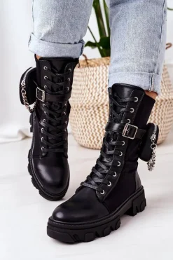 Ocieplane Workery Z Nerką Czarne Look At Me