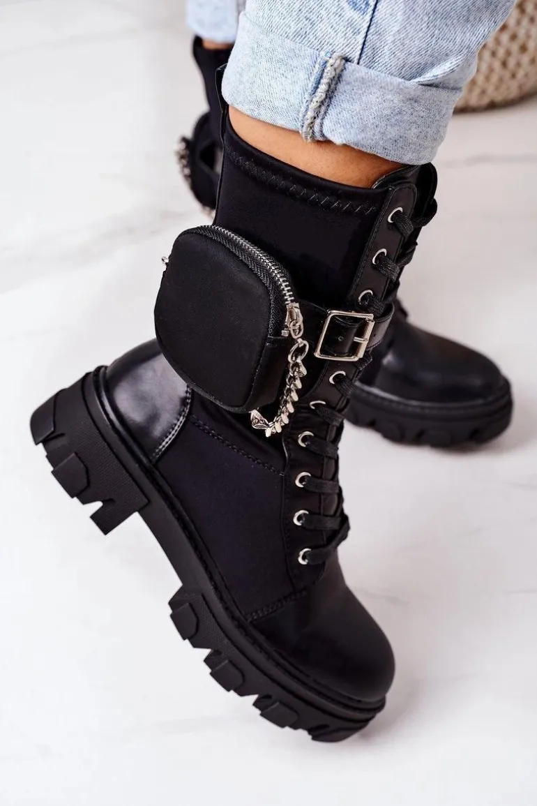 Ocieplane Workery Z Nerką Czarne Look At Me